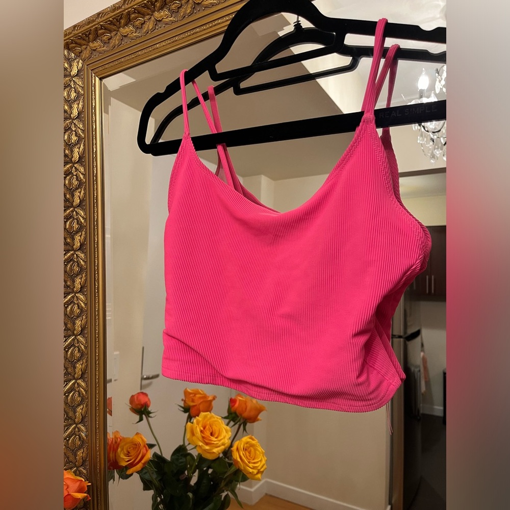Neon Pink Sports Bra